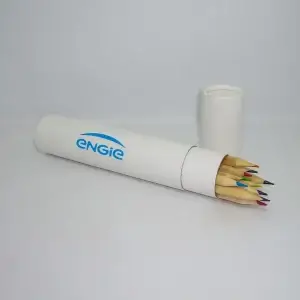 Estuche de colores grande personalizado para ENGIE, modelo R1130712-2 con 12 colores.