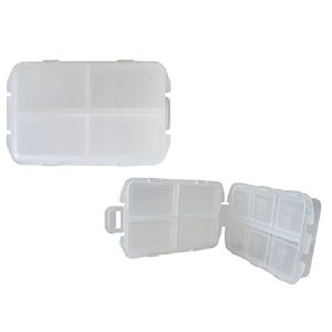 pastillero 10 compartimentos blanco traslucido CP-27 merchandising