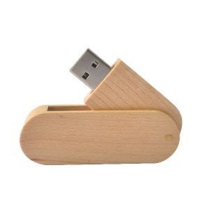 USB-057 madera giratorio 16gb merchandising