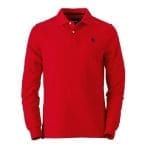 polo pique manga larga merchandising