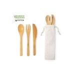 set cubiertos linea ecologica