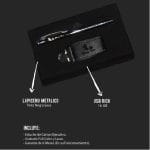 kit ejecutivo usb rich 16gb lapicero metalico