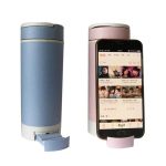 Jarro Mug Fibra Trigo Porta Celular RJC-763