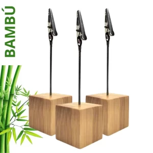 Memo Clip Bambú