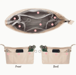 1 Bolso De Mano Organizador De Bolso De Nailon, Bolsa De Cosméticos Con 13 Bolsillos, Bolsa De Aseo - Image 3