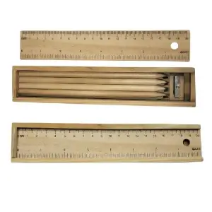 Cartuchera Set Escritorio Madera RGPW079