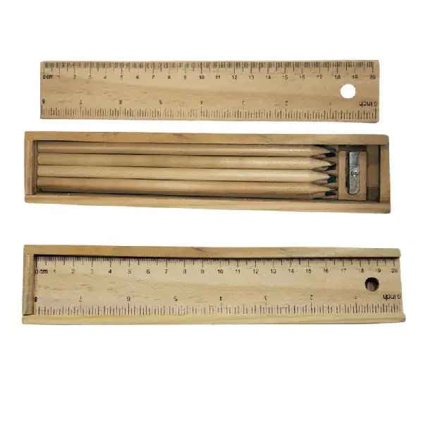 Cartuchera Set Escritorio Madera RGPW079 Cartuchera Set Escritorio Madera RGPW079