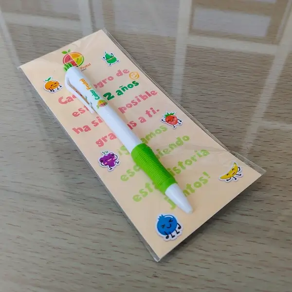 Lapicero publicitario c/packaging