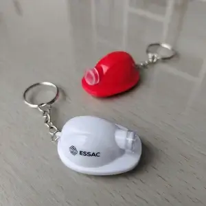 Llavero casco linterna ESSAC