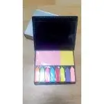 Porta taco corporativo en cuerina negra con calendario y señaladores