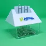 Portaclip Casa personalizado para Grupo Inmobiliario Abril