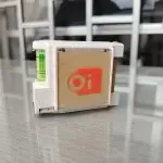 Wincha ecológica de fibra de trigo personalizada para Oficinas Generales