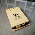 Libreta de Notas Gaia ecológica con diseño bambú para empresas