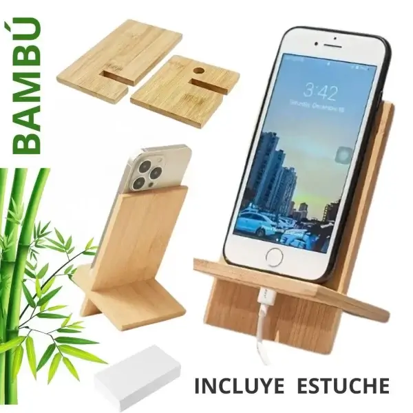 Soporte Celular Ecológico Pisa