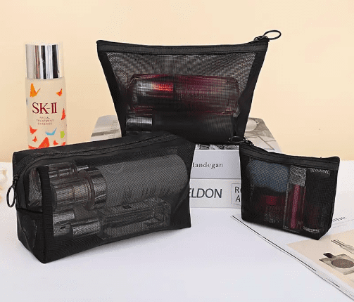Bolsa de cosméticos transparente