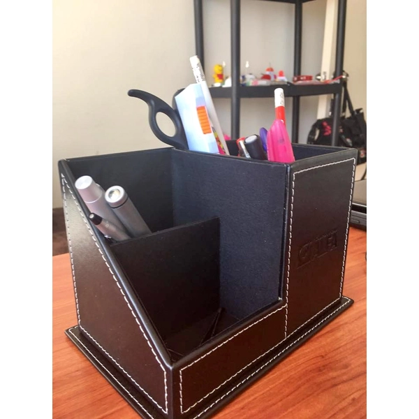 Porta Lapicero con Compartimientos