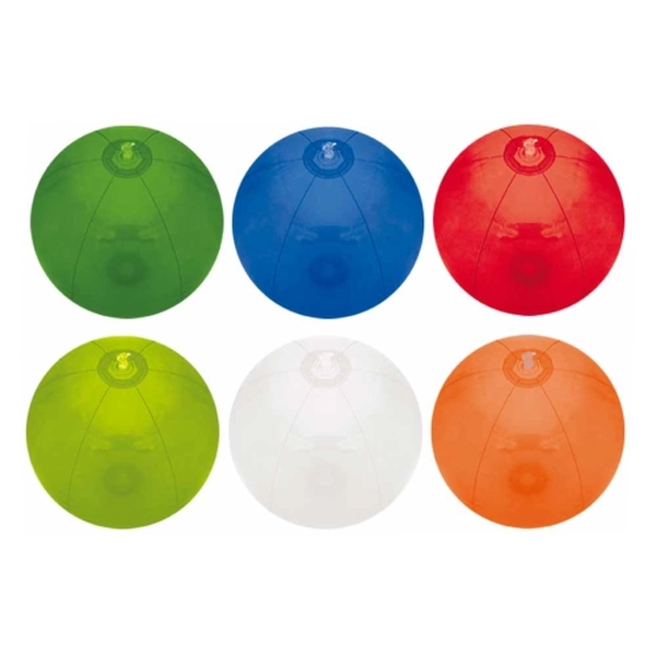 Pelota Playa Inflable Transparente RIB-001T