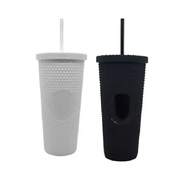 Vaso Texturizado Diamante Rubber Doble Pared 710 ml PMUG-30