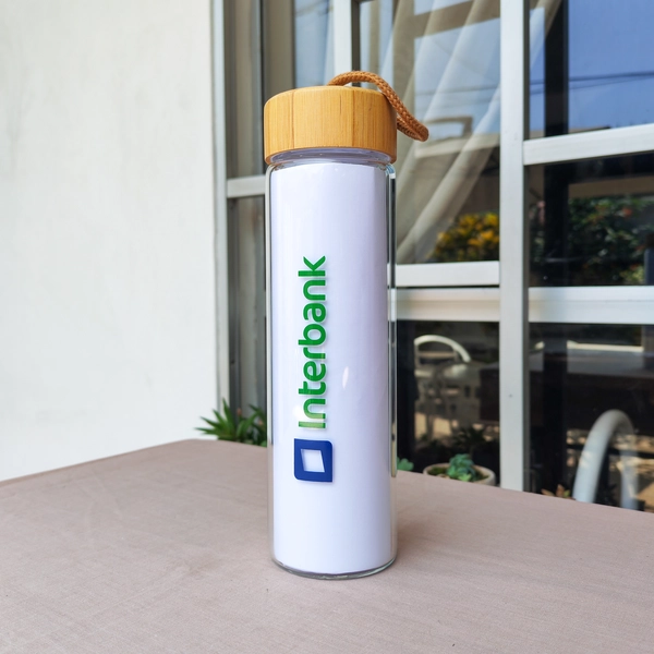 BOTELLA DE VIDRIO CASABLANCA PERSONALIZADA – INTERBANK